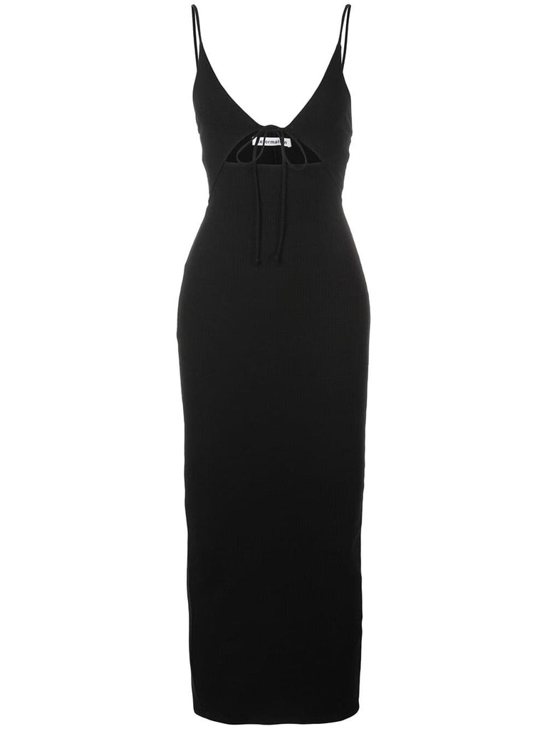 Tash ribbed-jersey dress