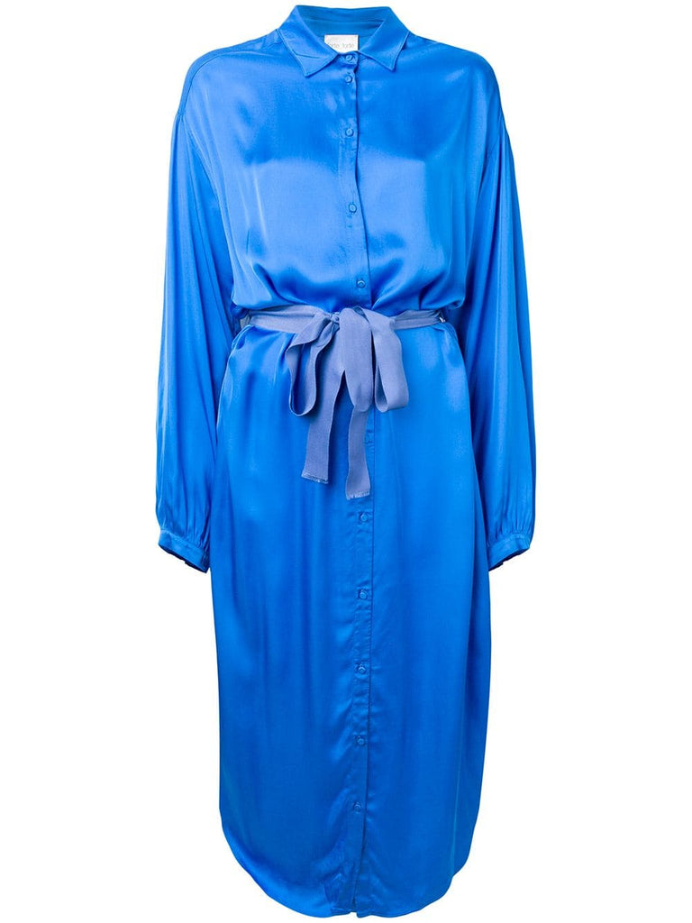 loose fit shirt dress