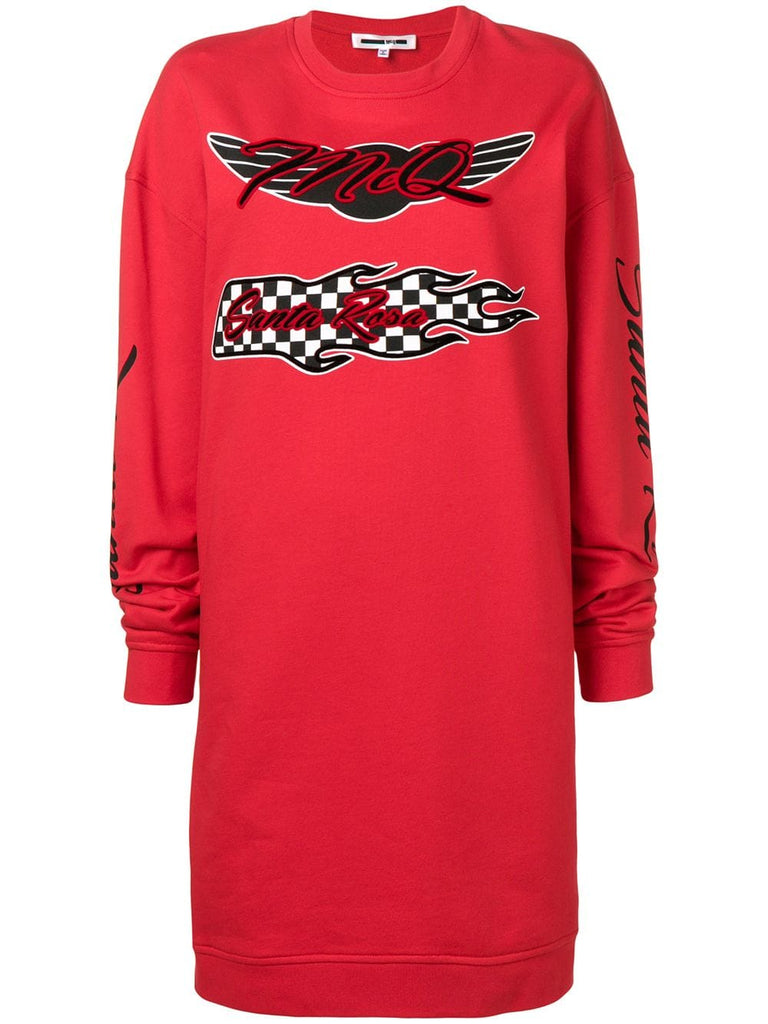 oversized racing dress