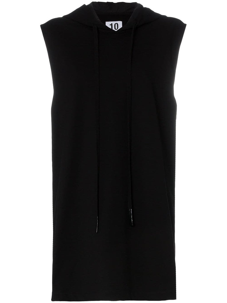 x Rude sleeveless hooded jumper dress