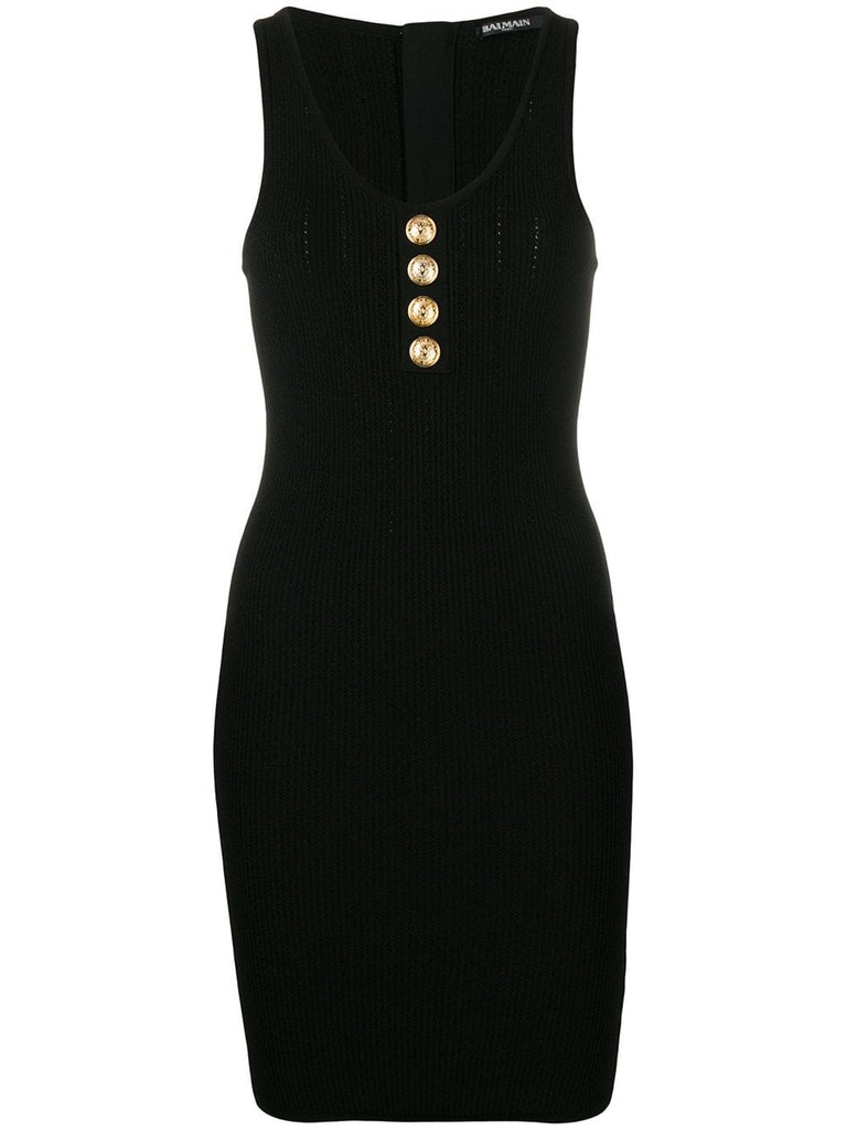 fitted knit dress