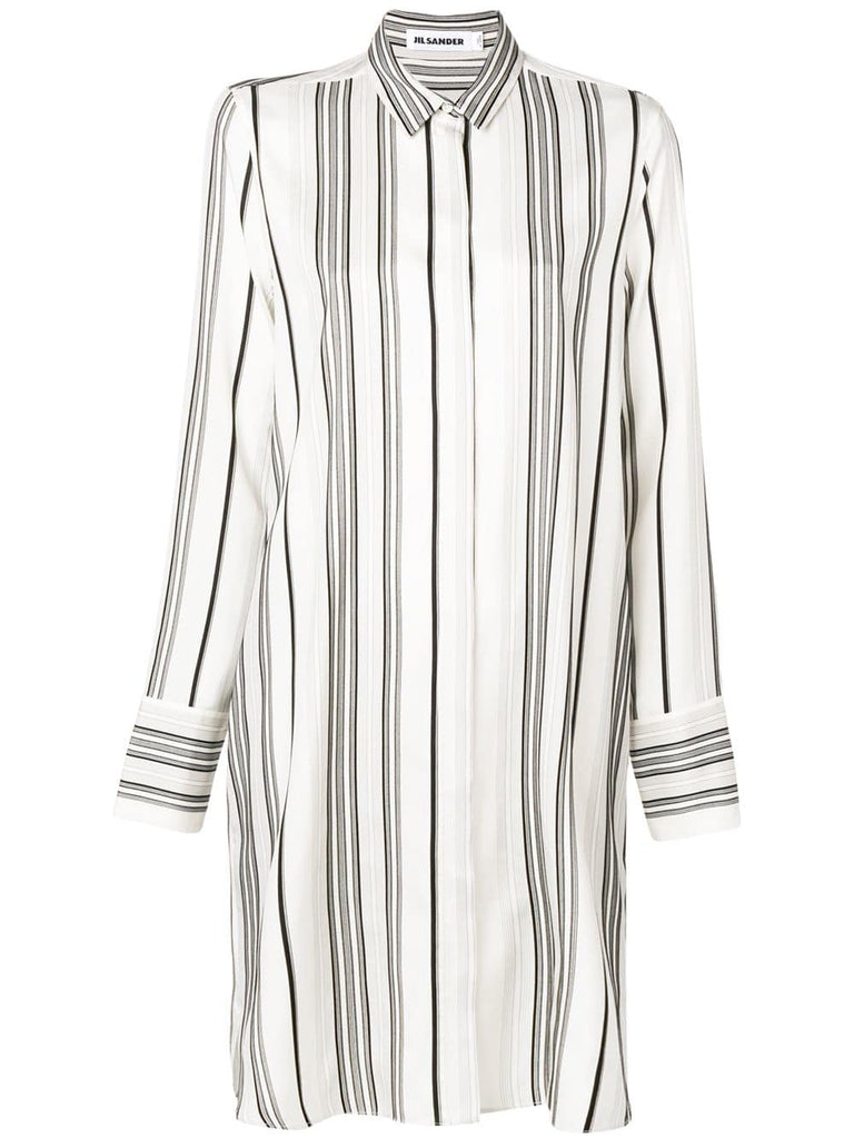 Ginepro striped shirt dress