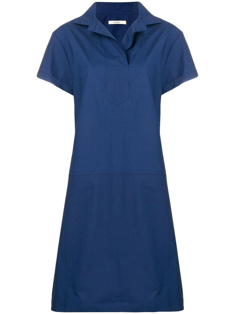 shortsleeved flared dress