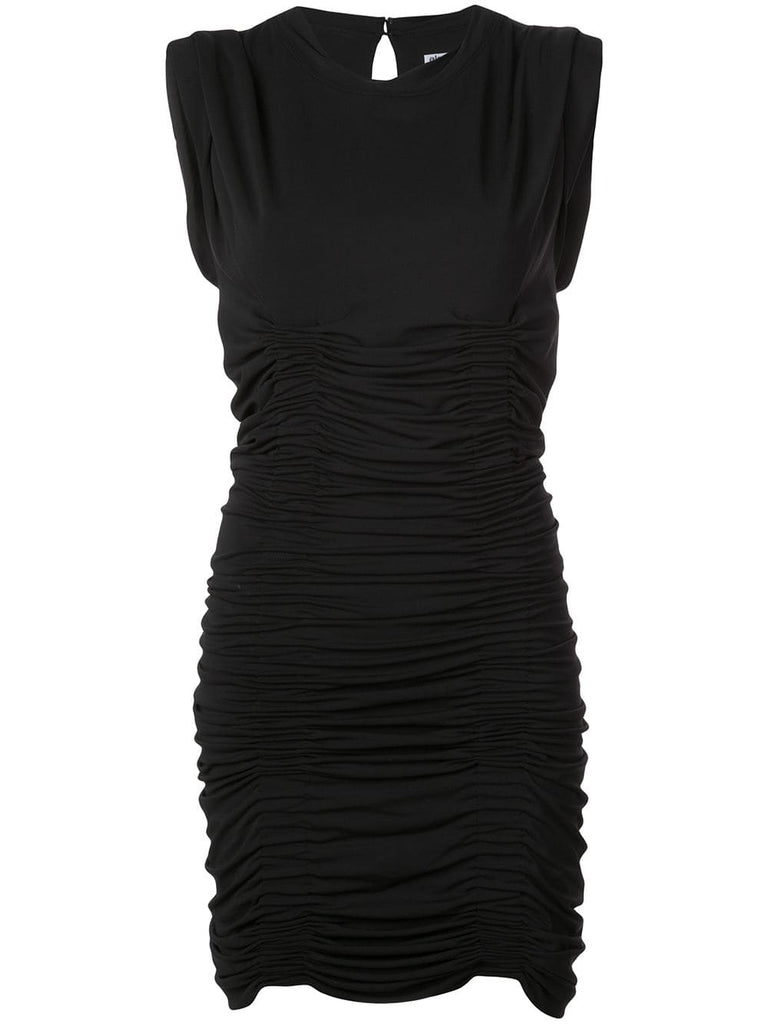 ruched formal dress