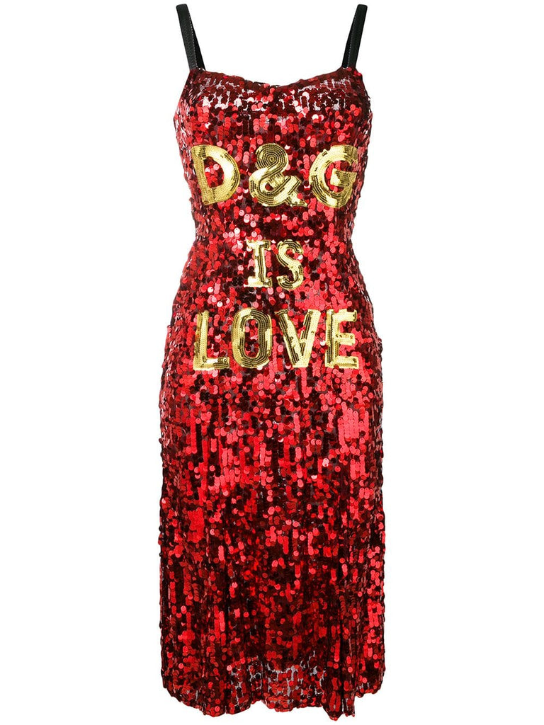 D&G is love' sequin dress