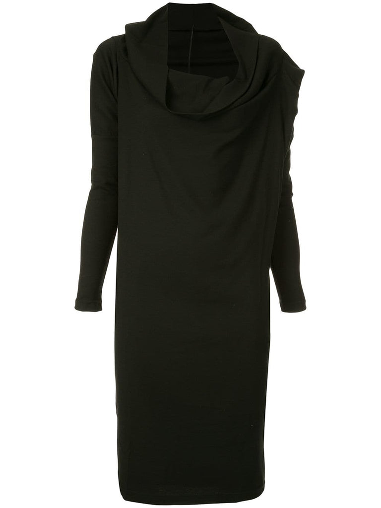 funnel neck dress