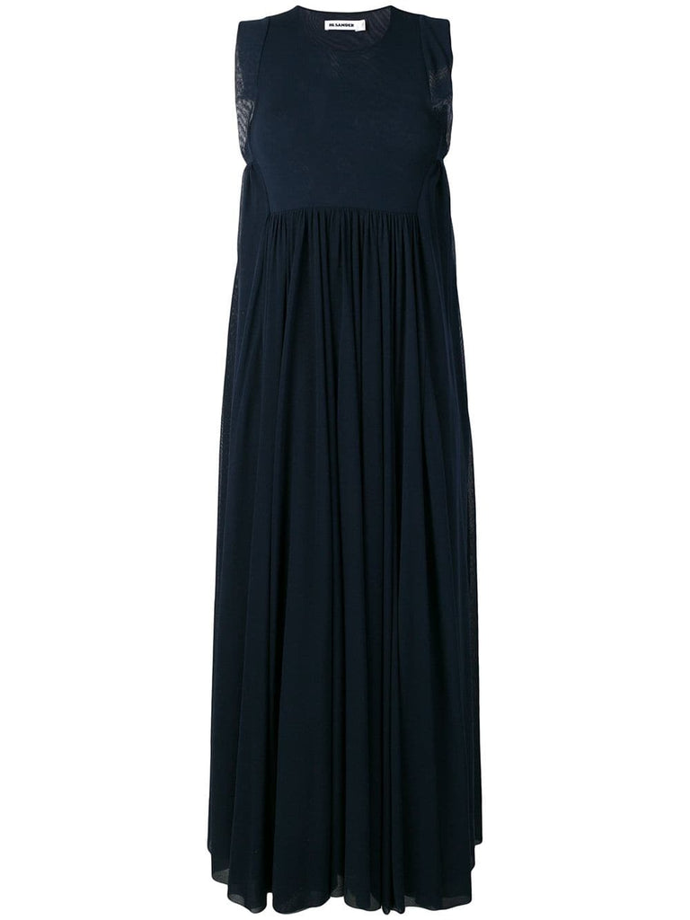 flared maxi dress