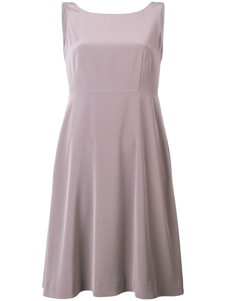 flared sleeveless dress