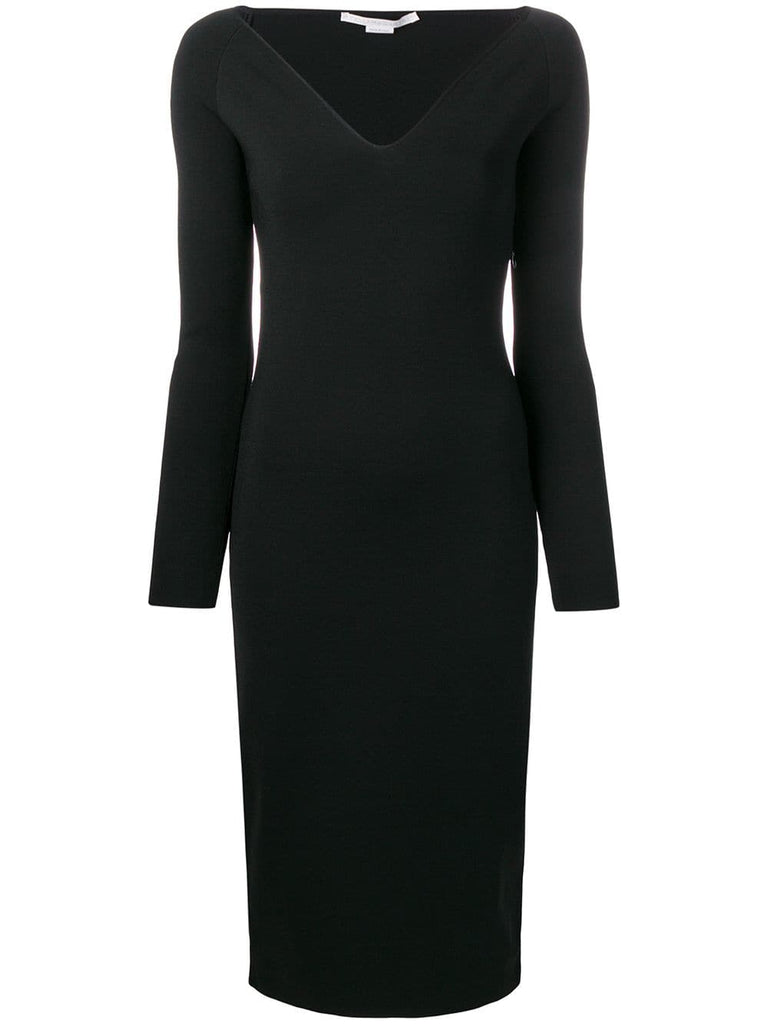 fitted midi dress