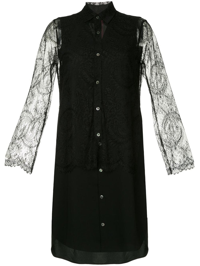 mid-length shirt dress