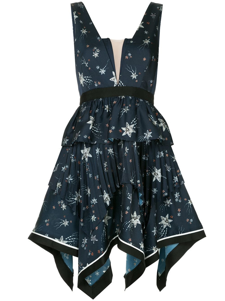 star print party dress