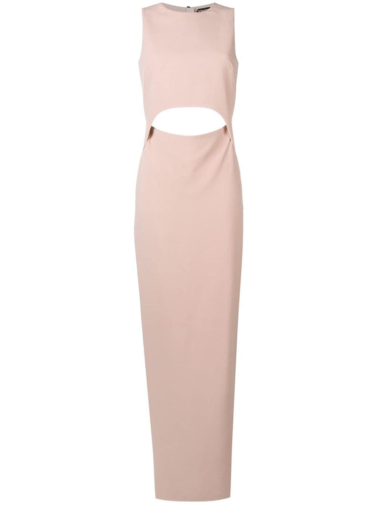 cut-out pencil gown