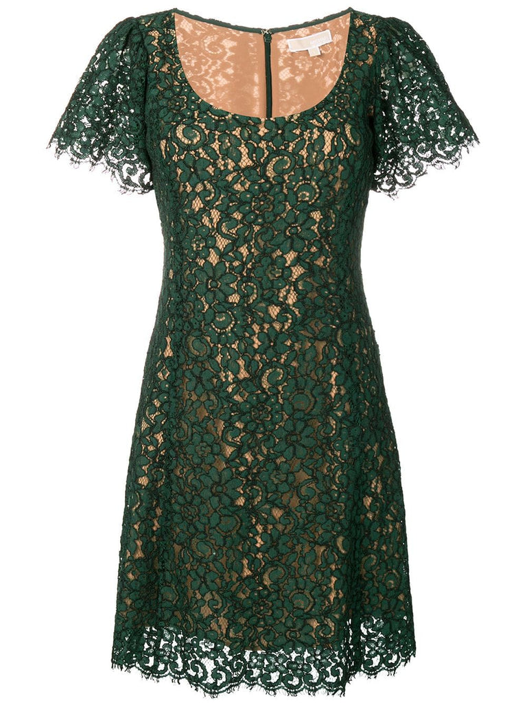 shortsleeved lace dress