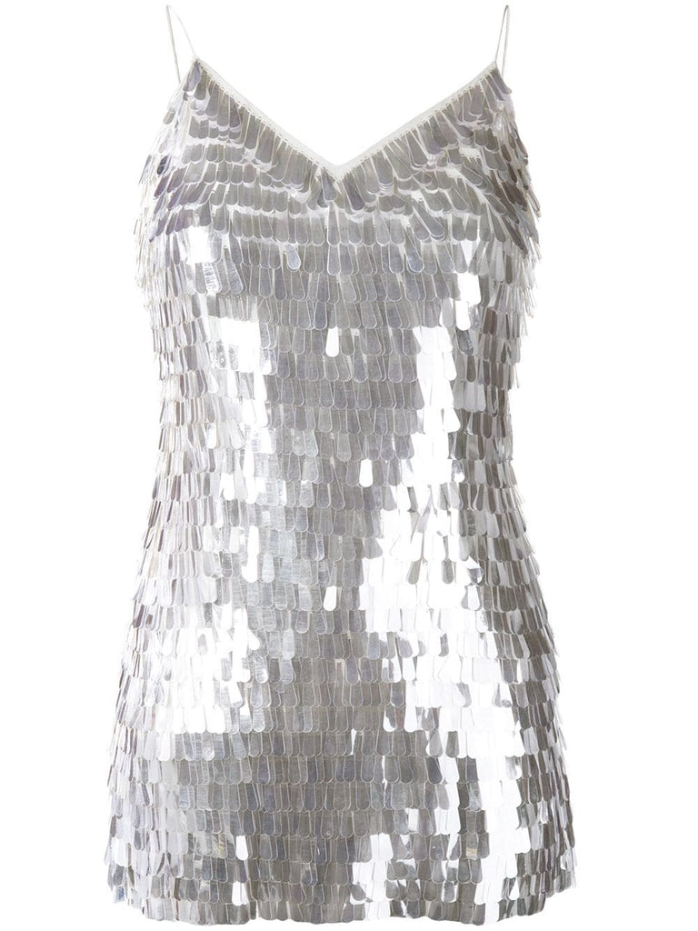 Contessa sequinned slip dress