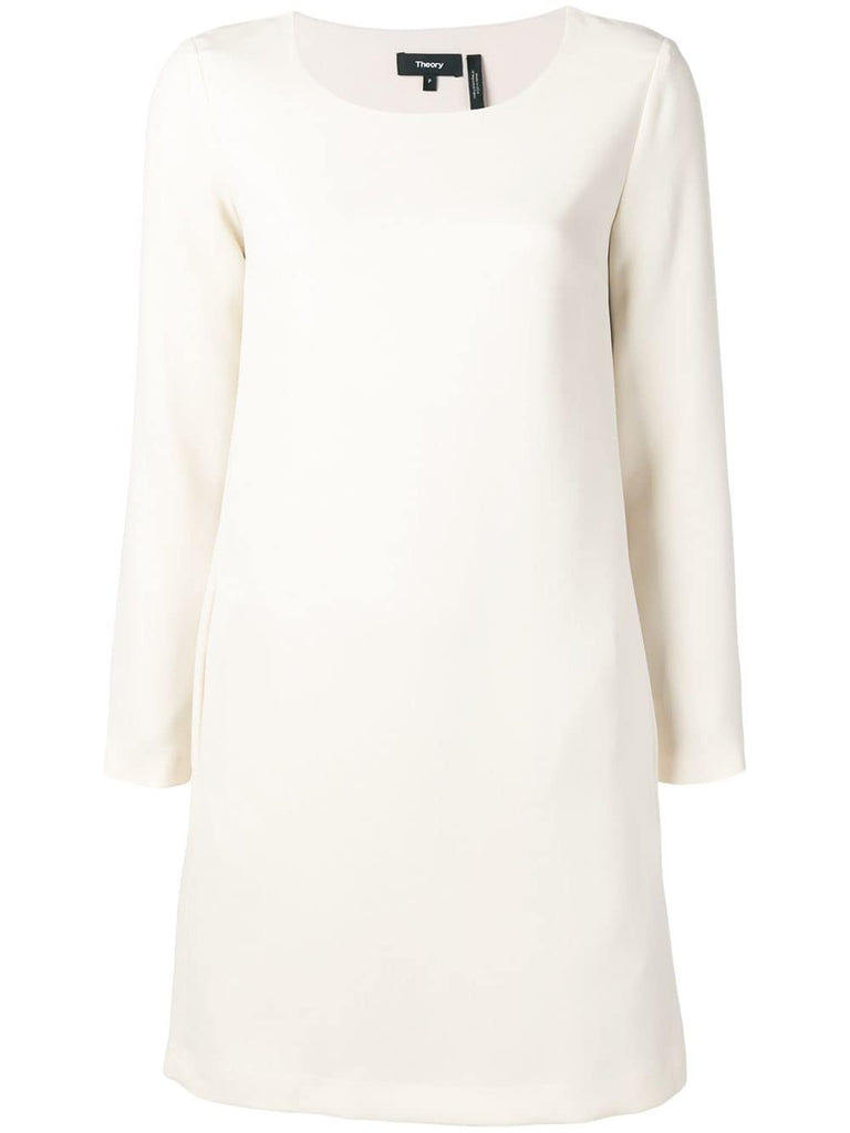 round neck shift dress