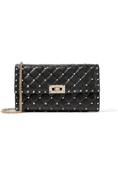 Valentino Garavani The Rockstud Spike quilted leather shoulder bag