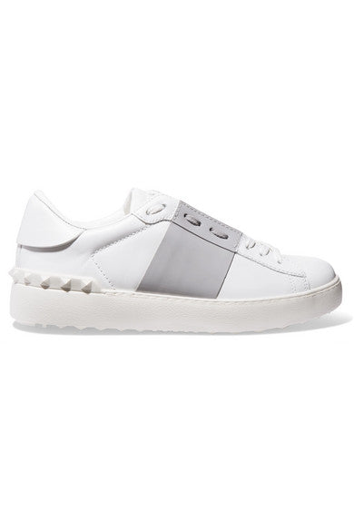 Valentino Garavani two-tone leather sneakers