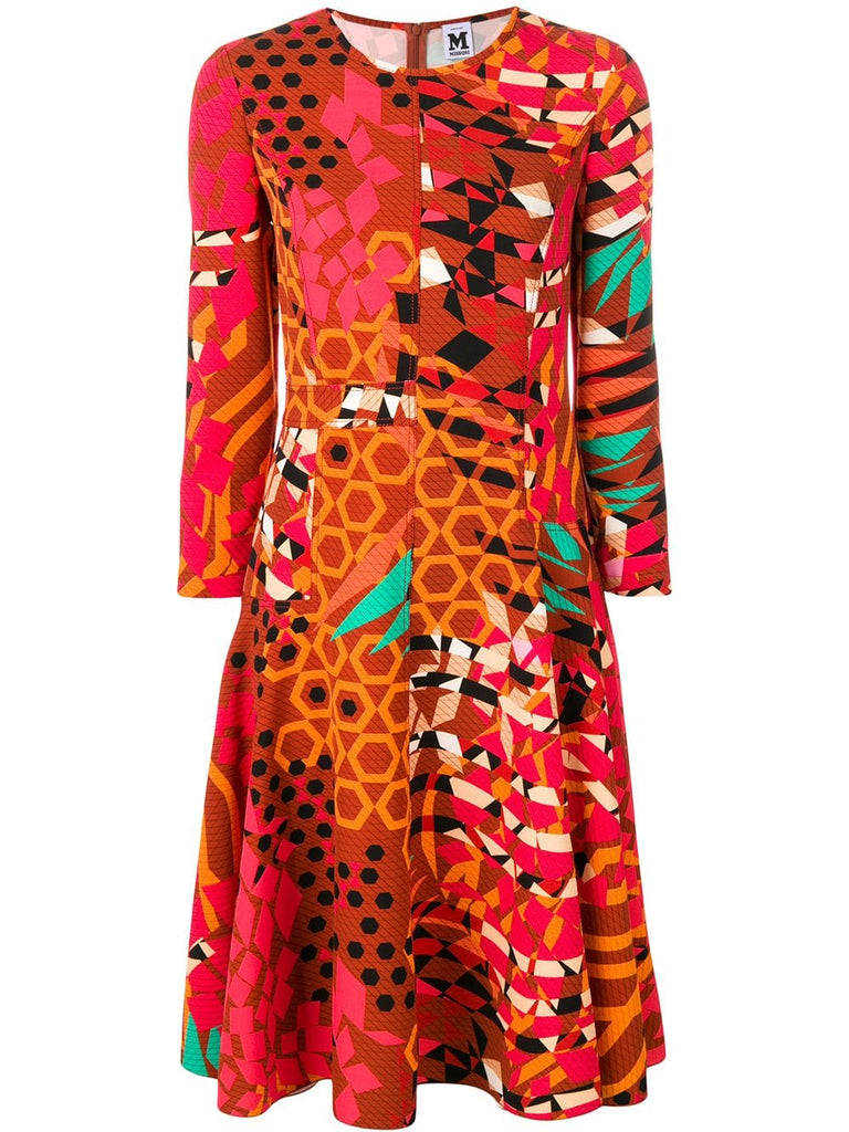 printed midi dress