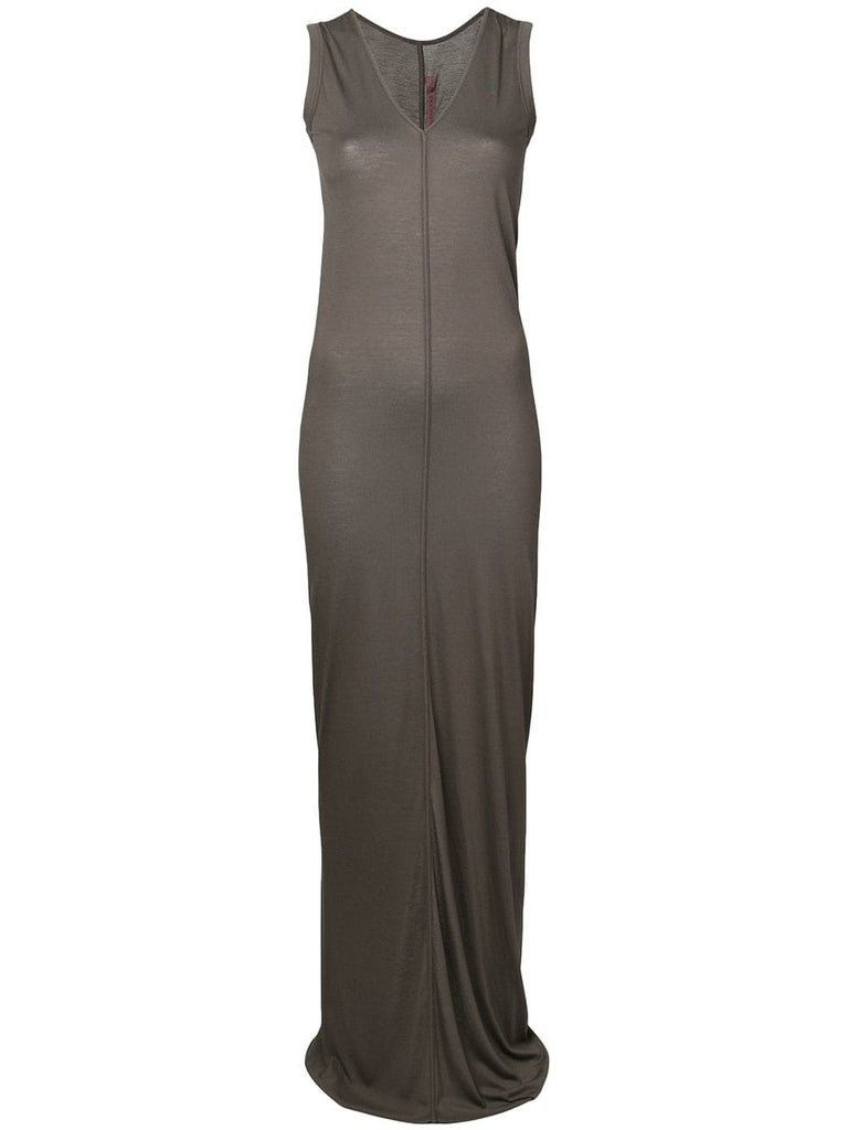 v-neck maxi dress