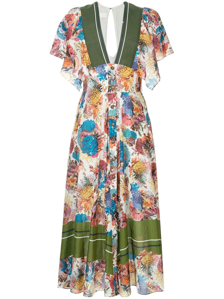 Submerge floral print dress