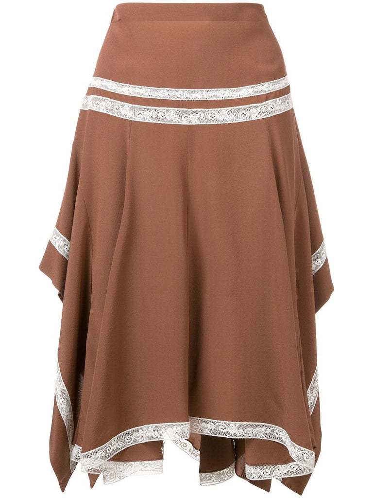 draped skirt