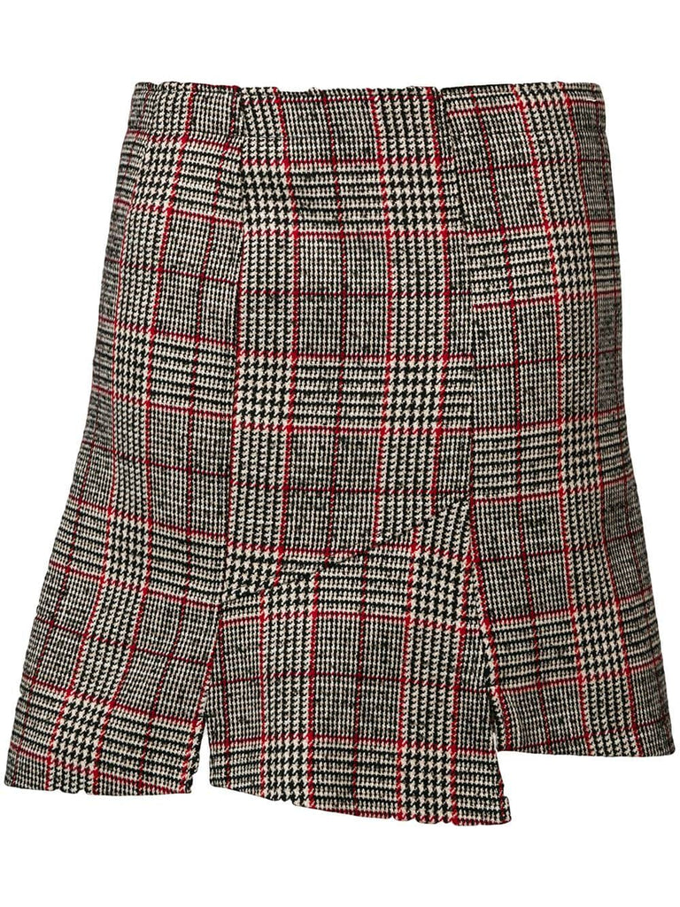 checked skirt