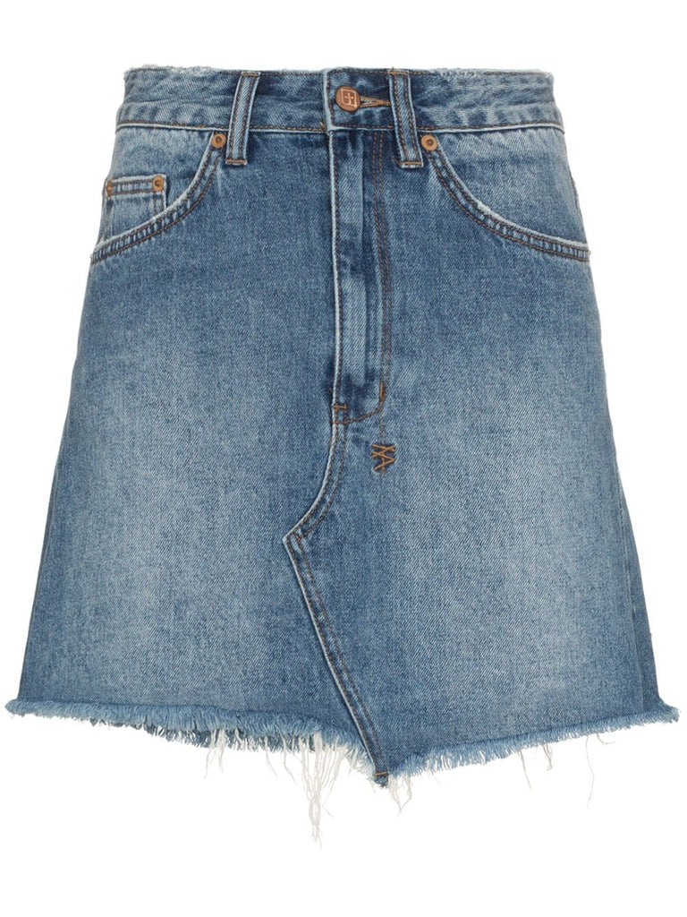 Hi-Line mini denim skirt