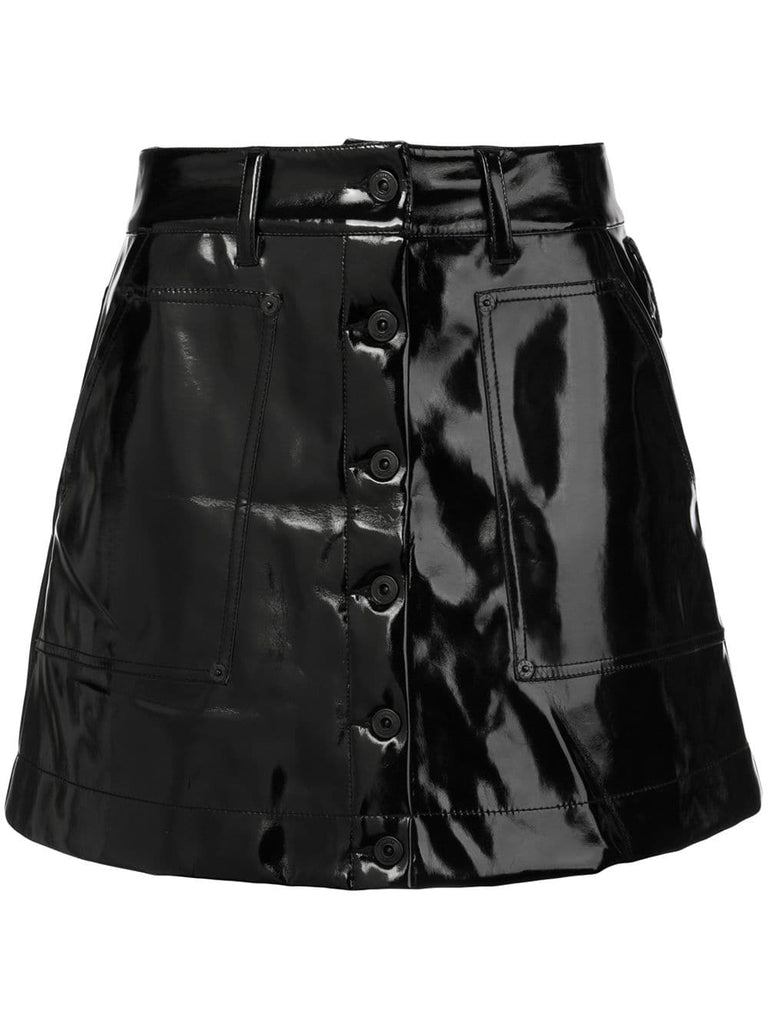 PSWL Vinyl Mini Skirt