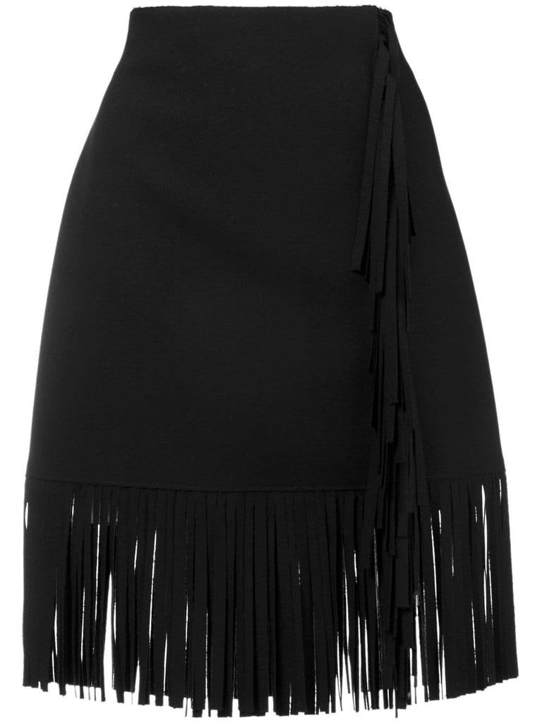 short fringe skirt