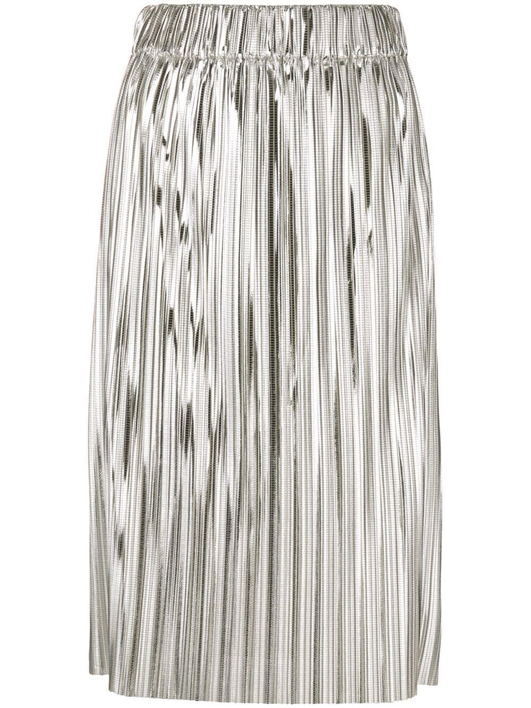 pleated full skirt