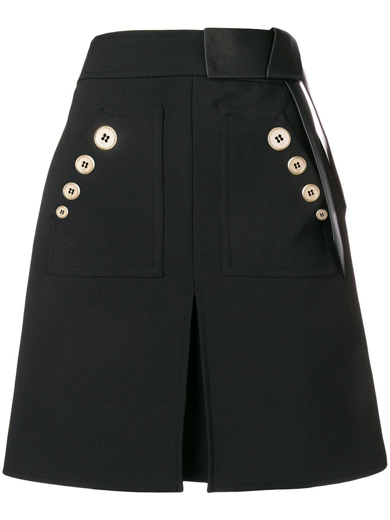 contrast buttons skirt