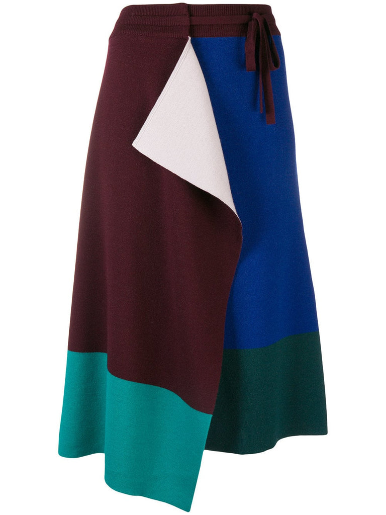 drawstring wrap skirt