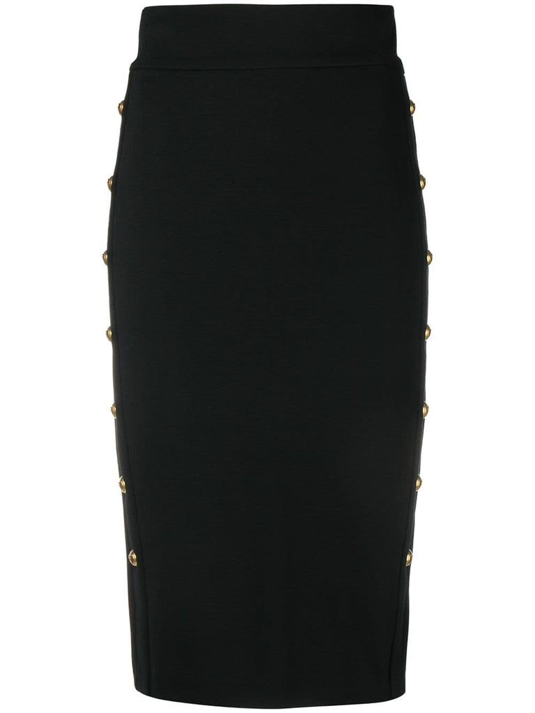 lapel detail skirt