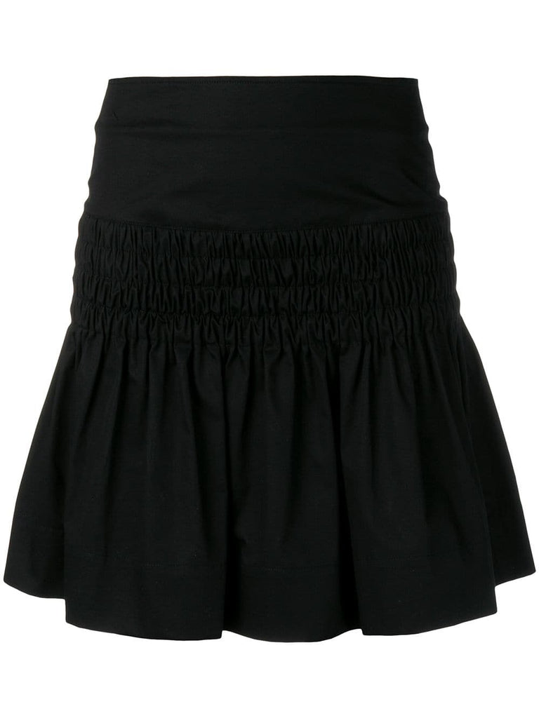 elasticated detail skirt