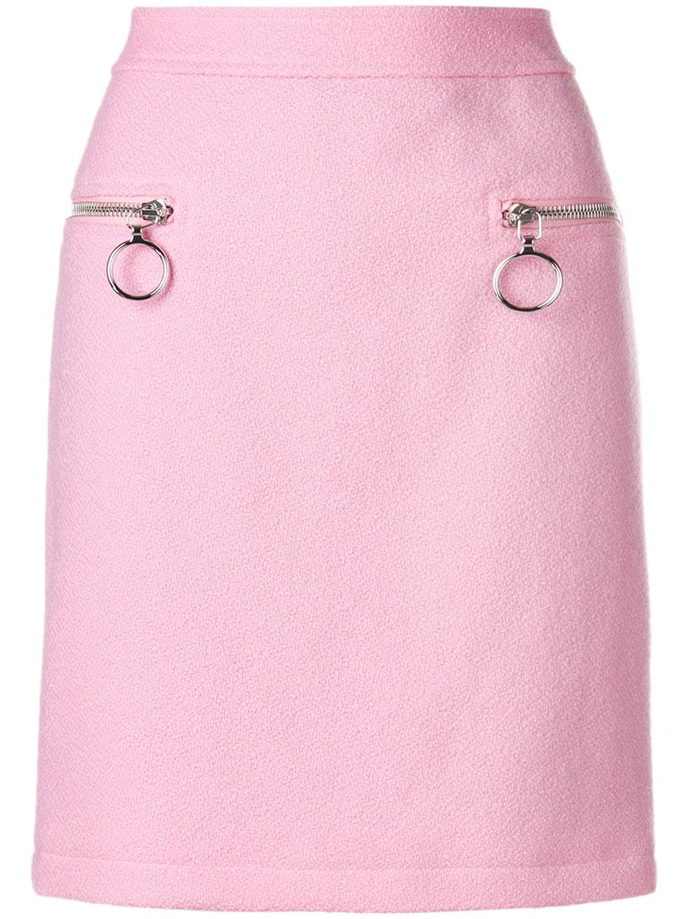 zipped pockets skirt