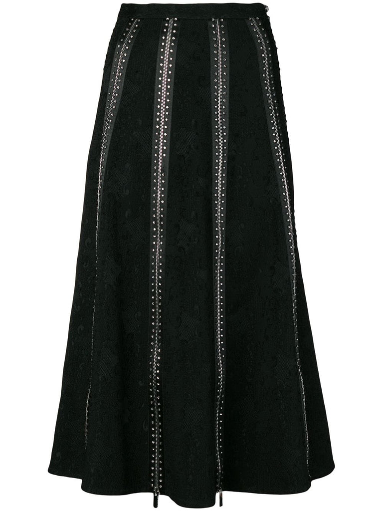 diamond zip skirt