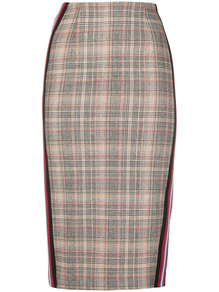 plaid pencil skirt