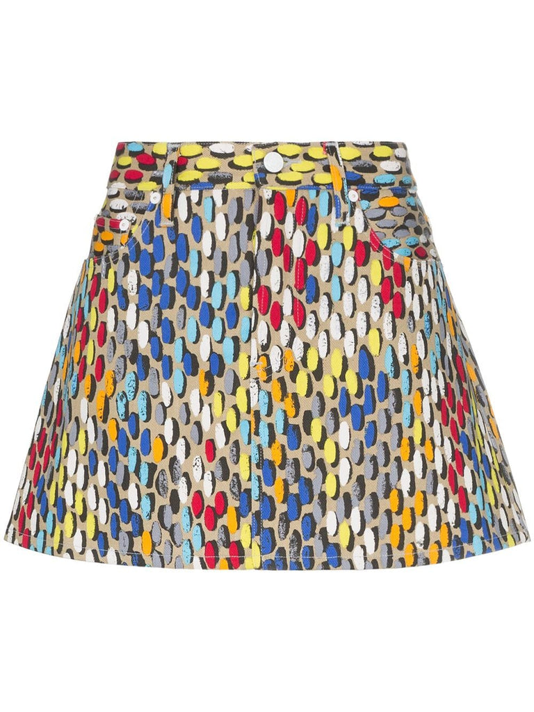 Printed Mini Skirt