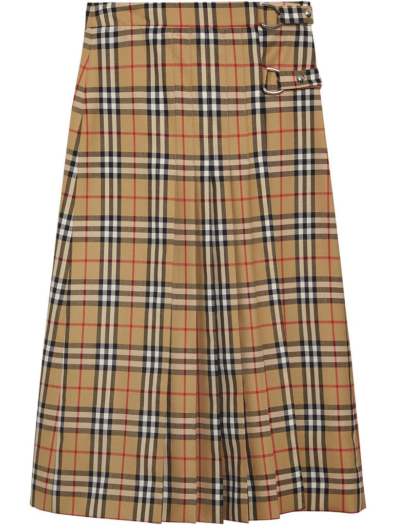 Vintage Check Wool Kilt