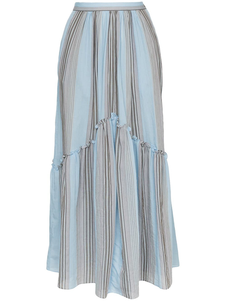 lelia marari stripe skirt