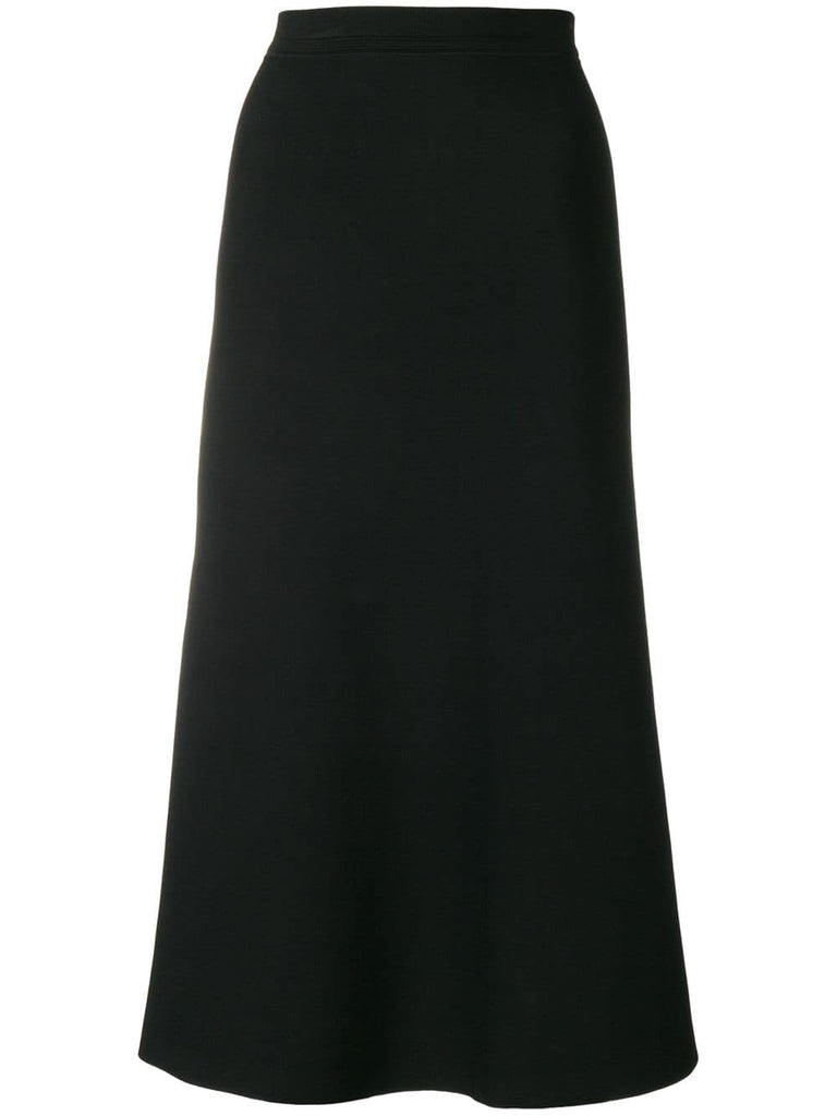 A-line midi skirt