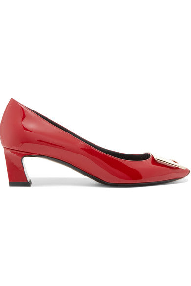 Trompette patent-leather pumps