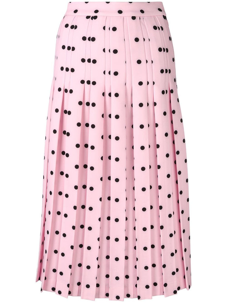 polka dot skirt