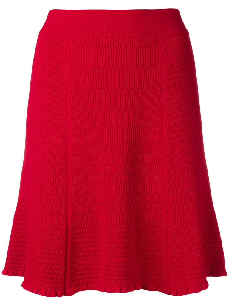 short ribbed skirt