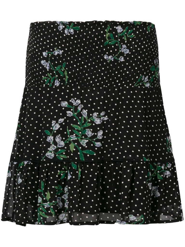 Rometty georgette mini skirt