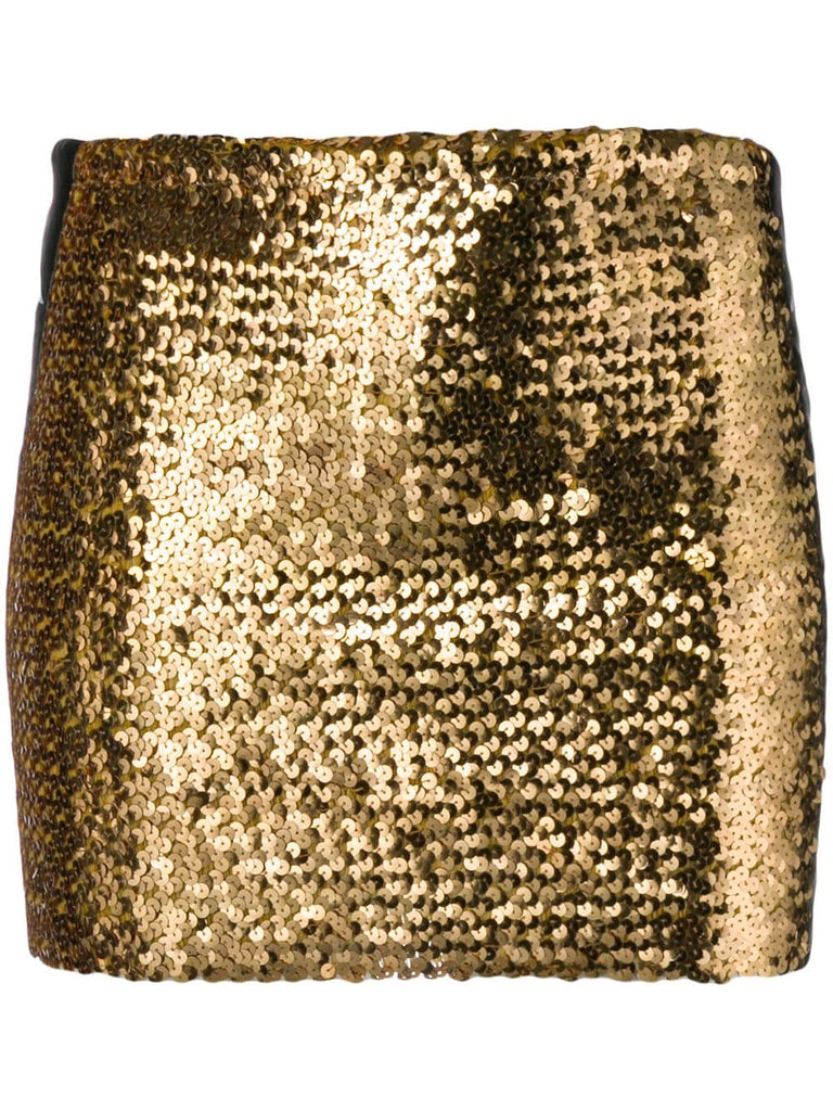 Kappa band sequin mini skirt