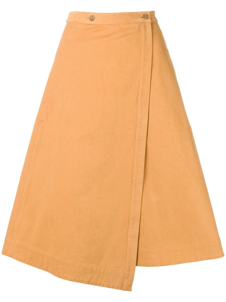 A-line wrap skirt