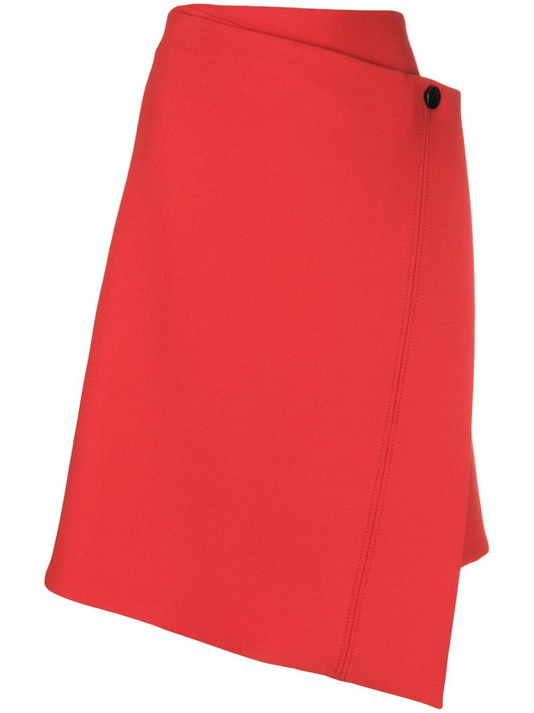 asymmetric wrap skirt