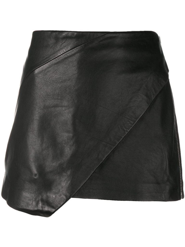 Fashion Show wrap-style mini skirt