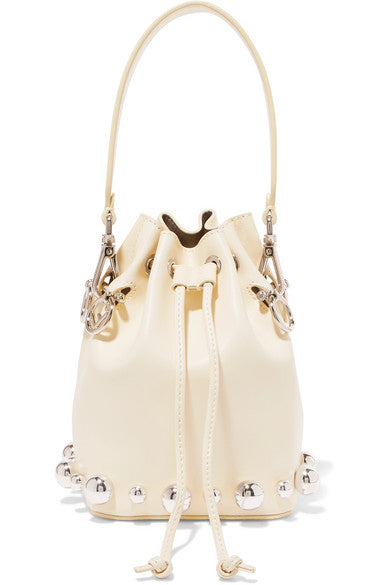 Mon Trésor small embellished leather bucket bag